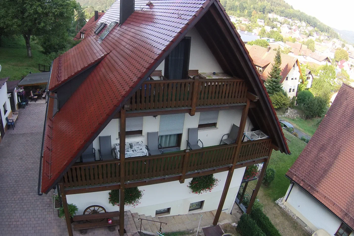 Luftbild vom Haus