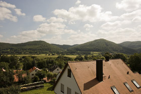 Blick aufs Dorf